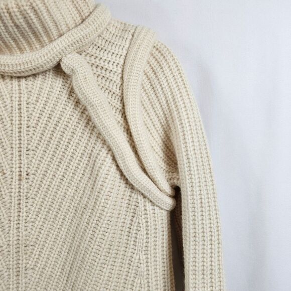 Eric Bompard Labo Collection Galaxie Cashmere Sweater In Ivory - Picture 4 of 10